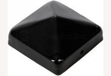 Paalornament Piramide 151x151 zwart