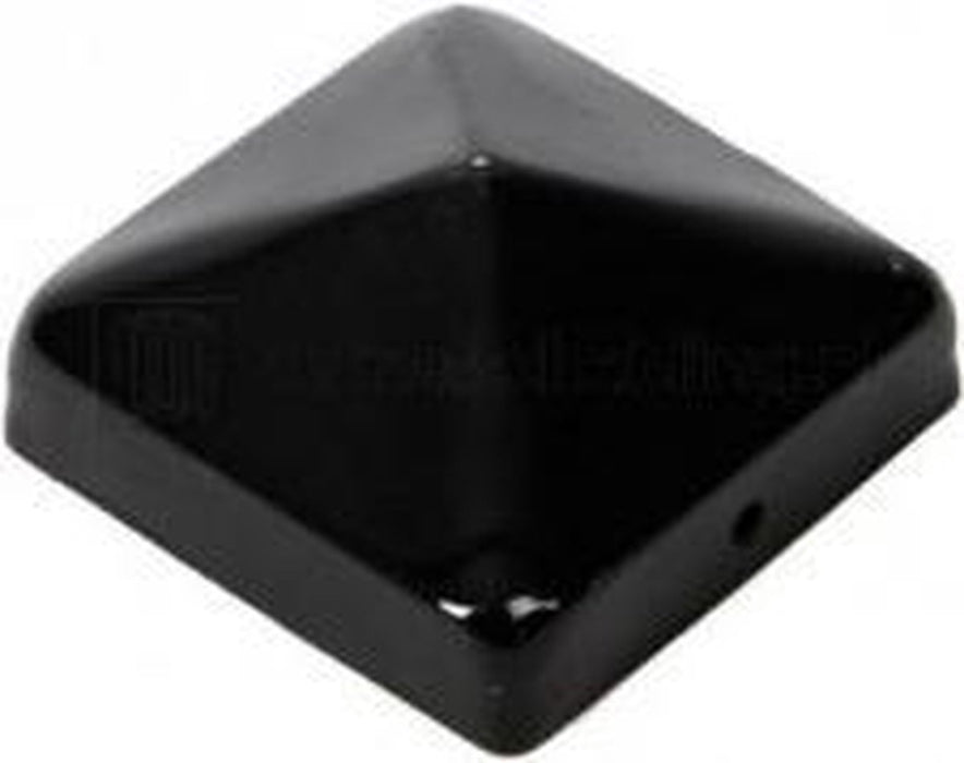 Paalornament Piramide 151x151 zwart