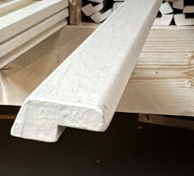 Meranti glaslat 15x32mm 460cm (C4) gegrond met sponning