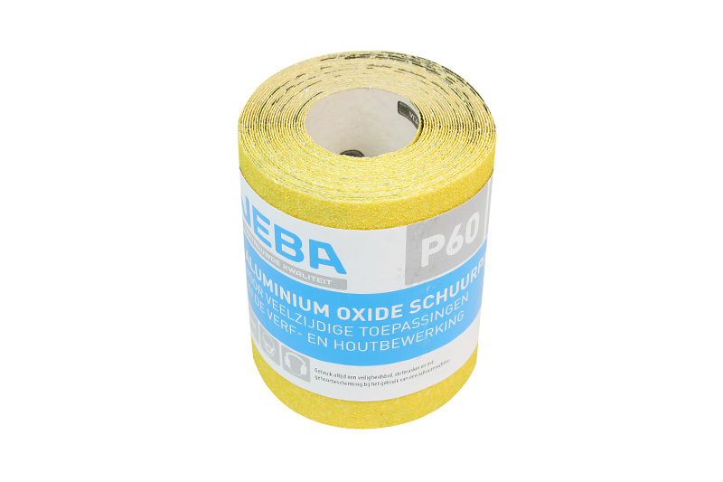 Veba schuurpapier rol 95mmx5mtr Aluminium oxide P60