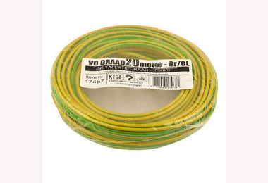 VD-draad 2,5mm² geel/groen 20 meter