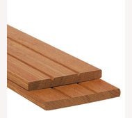 Schuttingplank 16x145 365cm v-groef hardhout