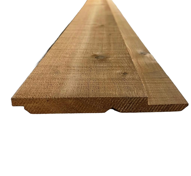 Channelsiding red cedar 18x185mm 365cm (stk-kd) (werkend 172mm)