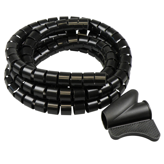 Ritsslang 22mm zwart 2 meter