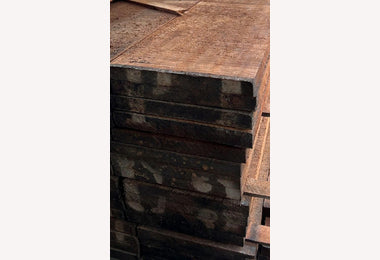 Hardhout ruw 20x200 550cm