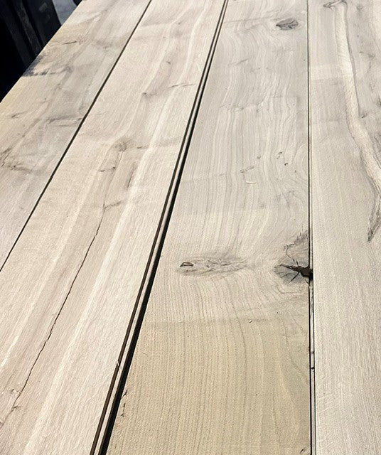 Eiken 20x240mm 240cm geschaafd ongestopt met veer en groef