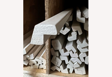 Meranti glaslat 25x35mm 460cm gegrond sponning OP=OP