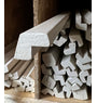 Meranti glaslat 25x35mm 460cm gegrond sponning OP=OP