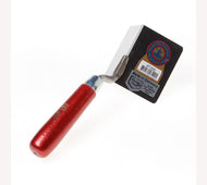 Hoektroffel buiten RVS 90gr houten greep