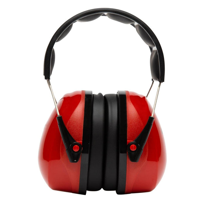 Gehoorkap / oorklep rood met hoofdband oxxa