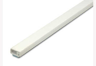 Leidinglijst klik met plakbevestiging 2 mtr wit 5x9mm