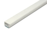 Leidinglijst klik met plakbevestiging 2 mtr wit 7x12mm