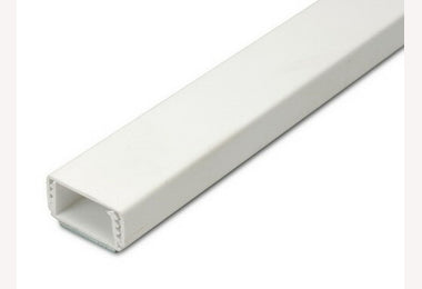 Leidinglijst klik met plakbevestiging 20x10mm 2 mtr wit