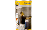 Transparante folie met tape 2700x16m