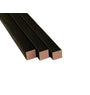 Douglas 45x45mm 300cm zwart geschaafd