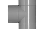 T-Stuk 90° PVC Grijs  125x125x125 Lijmverbinding