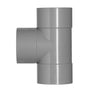 T-Stuk 90° PVC Grijs  125x125x125 Lijmverbinding