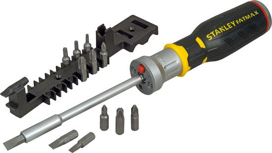 Ratelschroevendraaier led 12 bits stanley