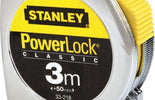 Rolbandmaat 3m - 12,7mm powerlock stanley