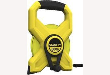 Landmeter fiberglas 30M - 12,7mm open kast stanley