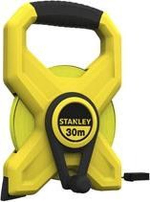 Landmeter fiberglas 30M - 12,7mm open kast stanley