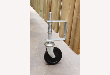 Hekwiel met veer 100 mm 57 kg