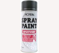 Mondial spray paint RAL9005 zwart HG 400ml