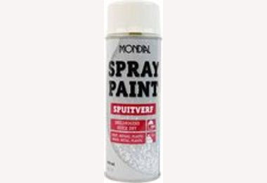Mondial spray paint RAL9001 creme wit HG 400ml