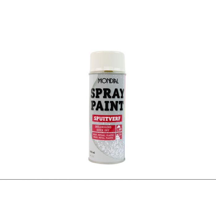 Mondial spray paint RAL9001 creme wit HG 400ml