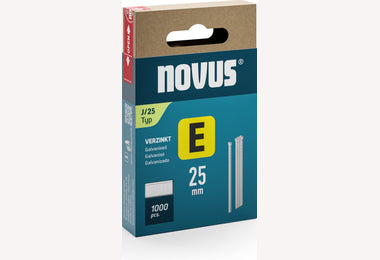 NOVUS nagels (brads) E J/25mm 1000st