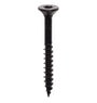 5.0x50mm torx RVS zwart 6st spaanplaatschroef