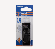David reservemesjes trapezium 0,6mm (10 stuks)