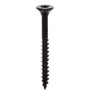 5.0x60mm torx RVS 5st spaanplaatschroef zwart