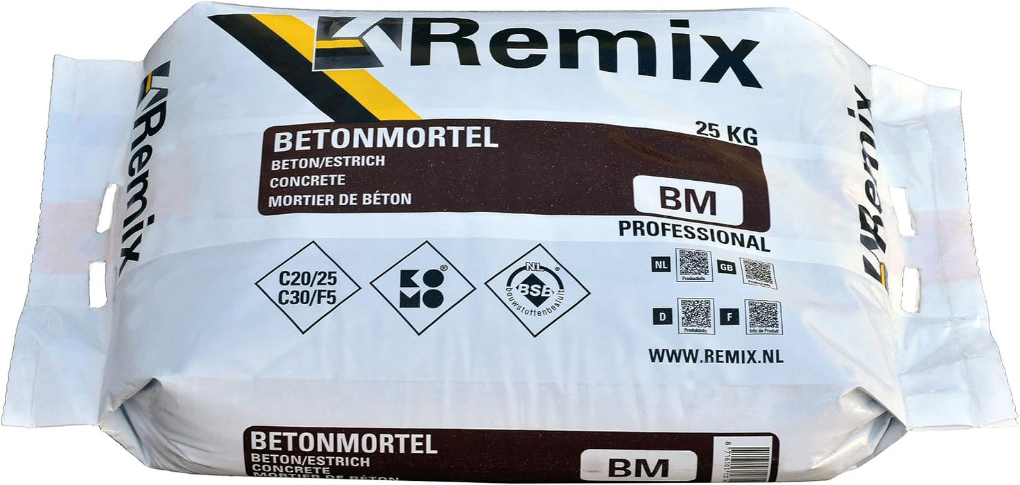 Betonmortel kant en klaar zak a 25 kg
