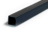 Leidinglijst klik met plakbevestiging 2 mtr zwart 9004 15x10mm