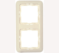 Afdekraam 2-voudig creme wit rivo  OP=OP