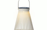 Lantaarn solar WIT 23cm OP=OP