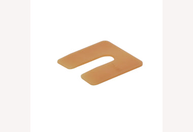 Uitvulplaatjes 2mm oranje zak 48 stuks