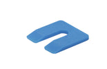 Uitvulplaatjes 4mm blauw zak 48 stuks