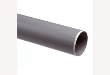 PVC-buis ø 125 grijs 400cm (dikte 3.2mm) / regenpijp