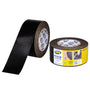 UV-Bestendige pe tape zwart 90mm 25mtr