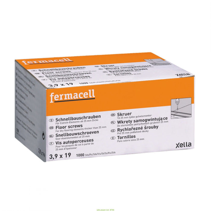 Fermacell schroeven 3.9x19mm doos a 1000st