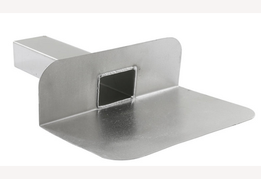 Kiezelbak aluminium 90gr 6x8 300mm