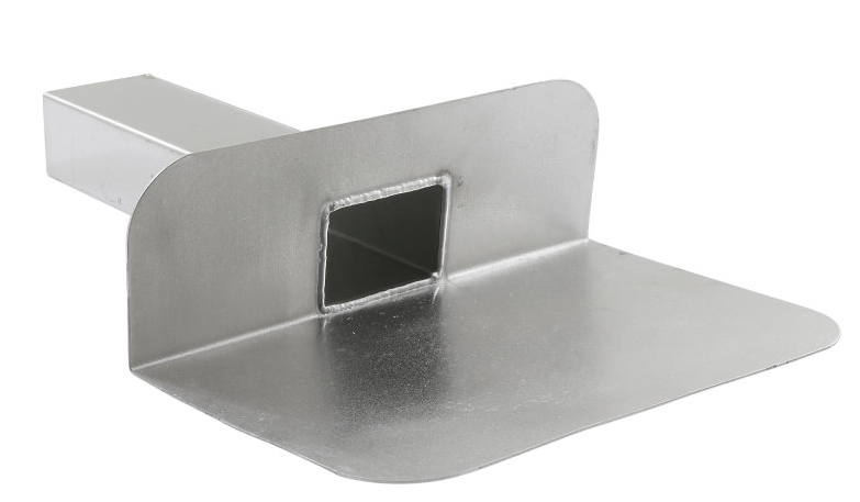 Kiezelbak aluminium 90gr 6x8 300mm