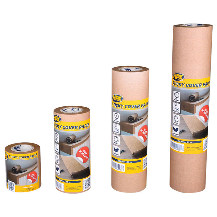 Afdekpapier zelfklevend 296mmx30m