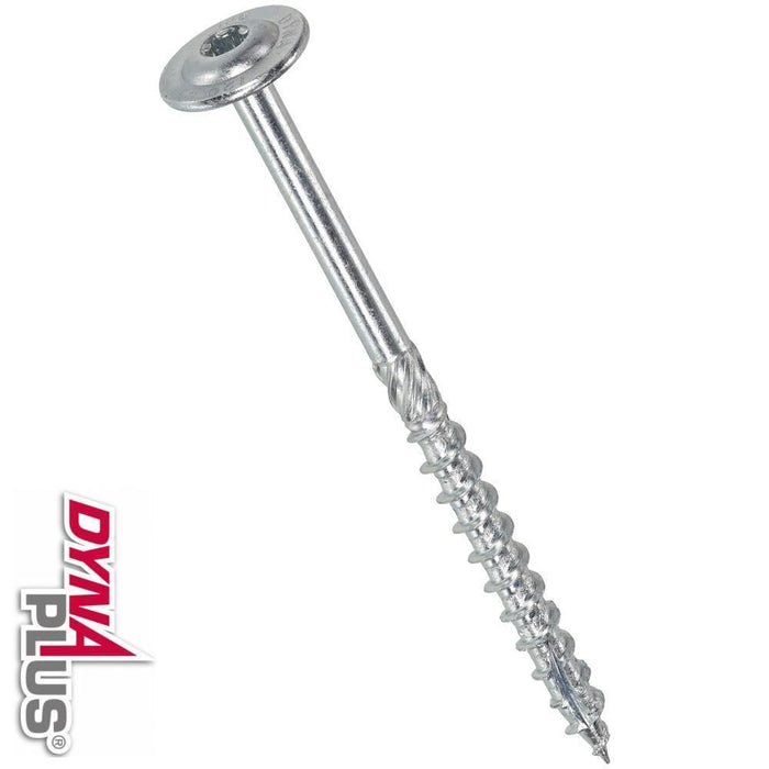 6.0x80mm torx verzinkt (TK) 50st spaanplaatschroef (DynaPlus)