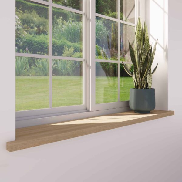 Vensterbank eiken rustiek 25x150cm 28mm