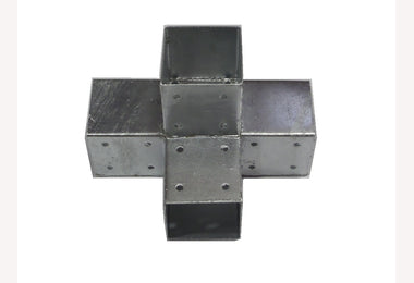 Paalverbinder 4-weg 90x90 verzinkt