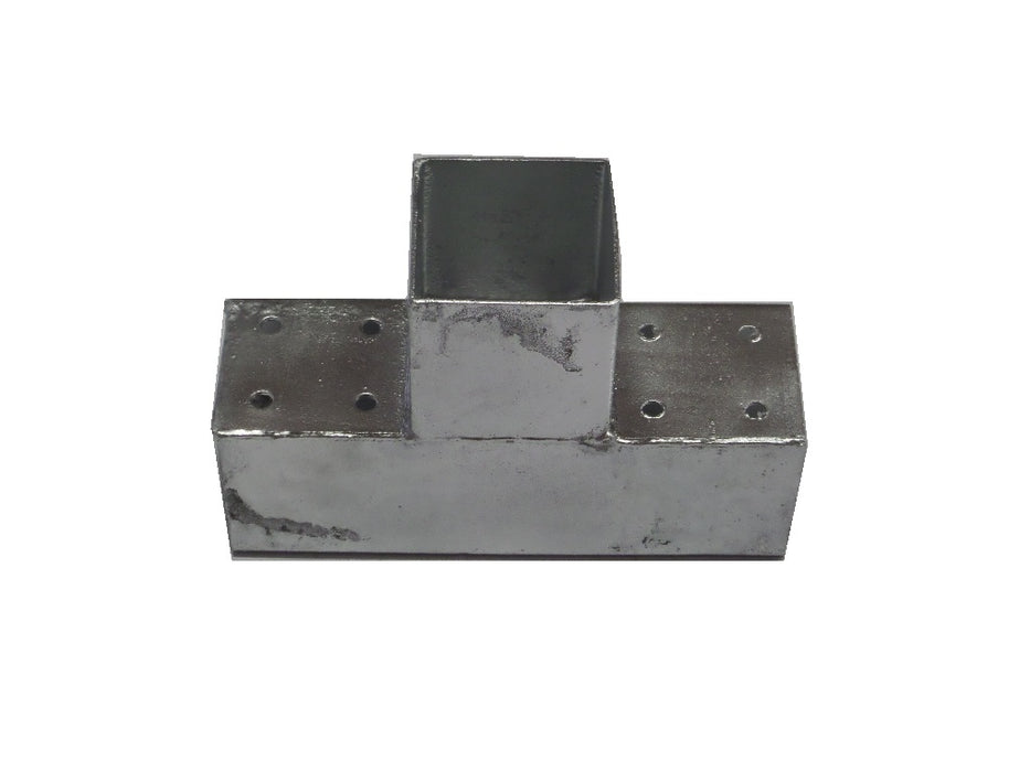 Paalverbinder T-model 70x70 verzinkt