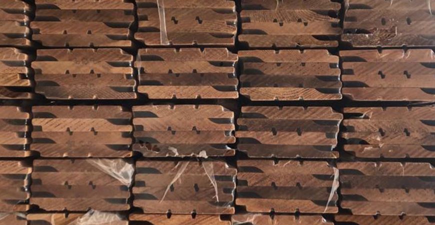 Halfhouts rabat 18x143mm 550cm red cedar (werkend 128mm) op=op
